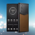 META VERTU FRAMELESS CALF LEATHER BROWN